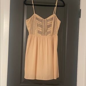American Eagle Outfitters Cream Dress